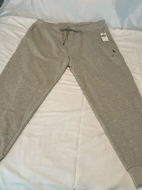 Polo by Ralph Lauren Gray Drawstring Sweatpants